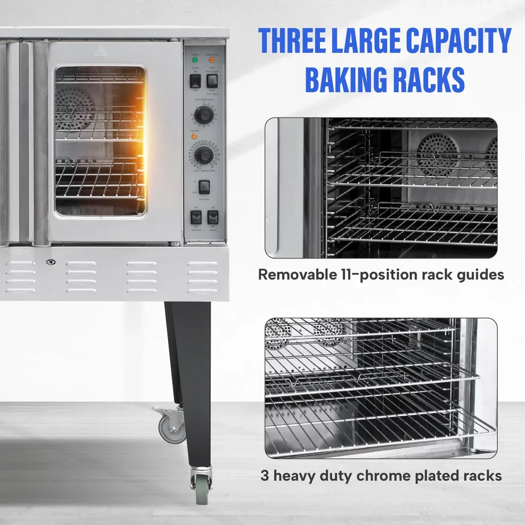 Westlake GCO511 Convection Oven 39" 60,000 Btu — view 3