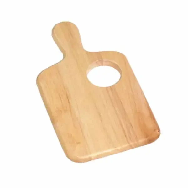 Tablecraft 79A Wood Bread Serving Board with Insert 13-1/2" x 7-1/2" x 3/4"