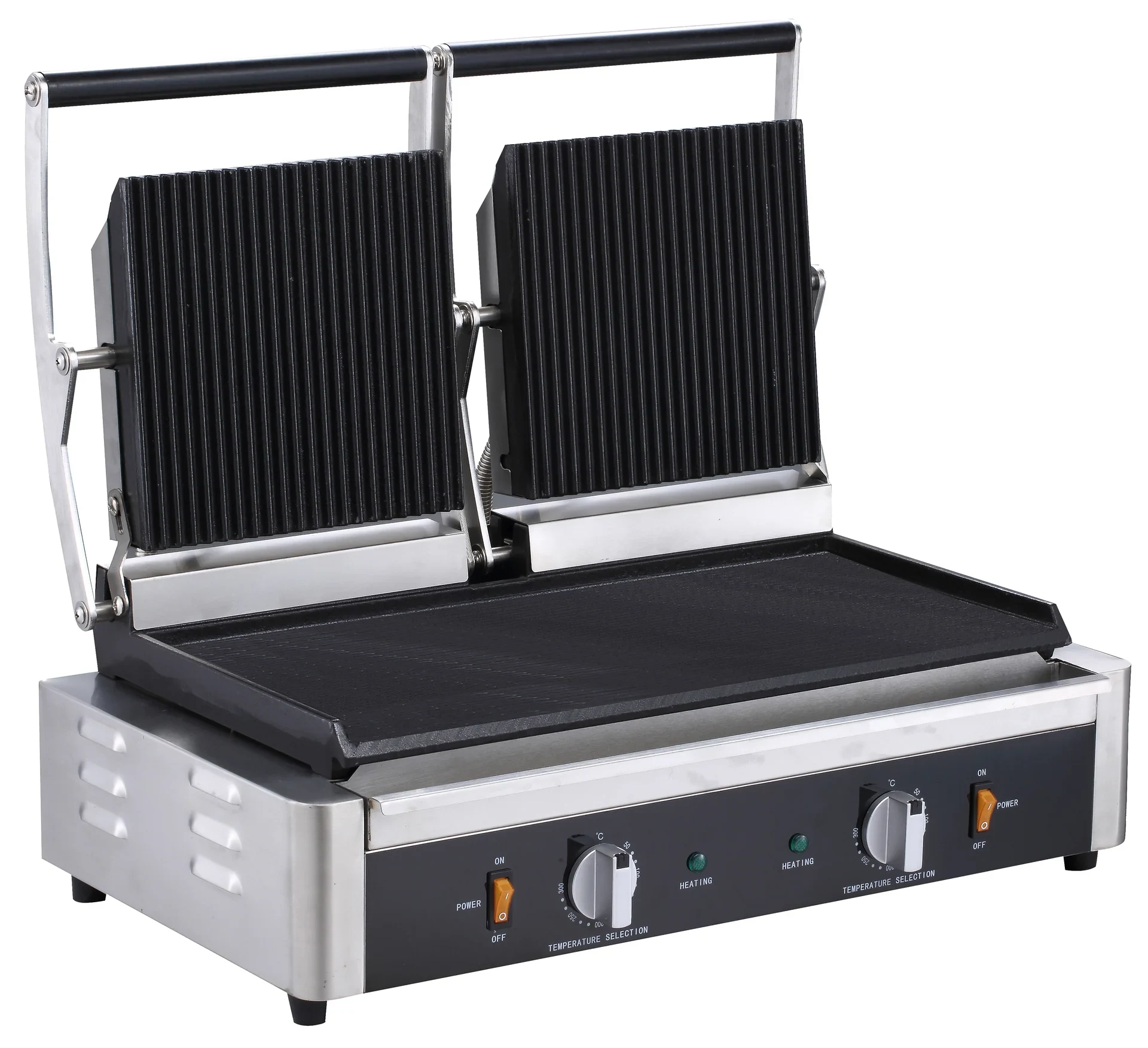 Serv‑Ware EPG‑200GF Panini / Sandwich Grill, 22.44″ Width, Double Electric Plates — main image