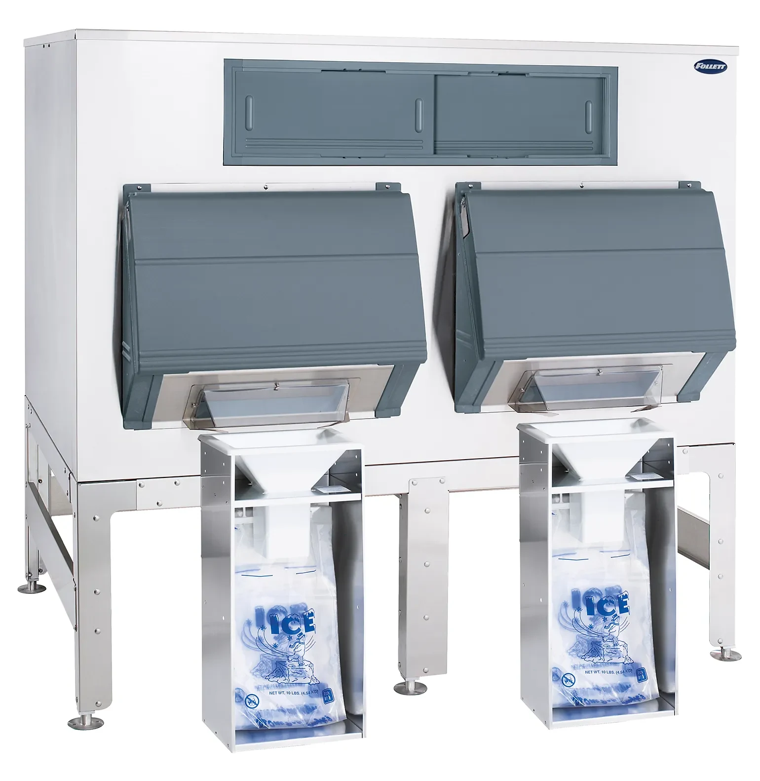 Follett Ice•DevIce™ Series DEV2250SG-72-BG Gravity Dispense Ice Bin 2250 Pound Capacity Polyethylene Interior Cube, Nugget Ice Compatibility — main image