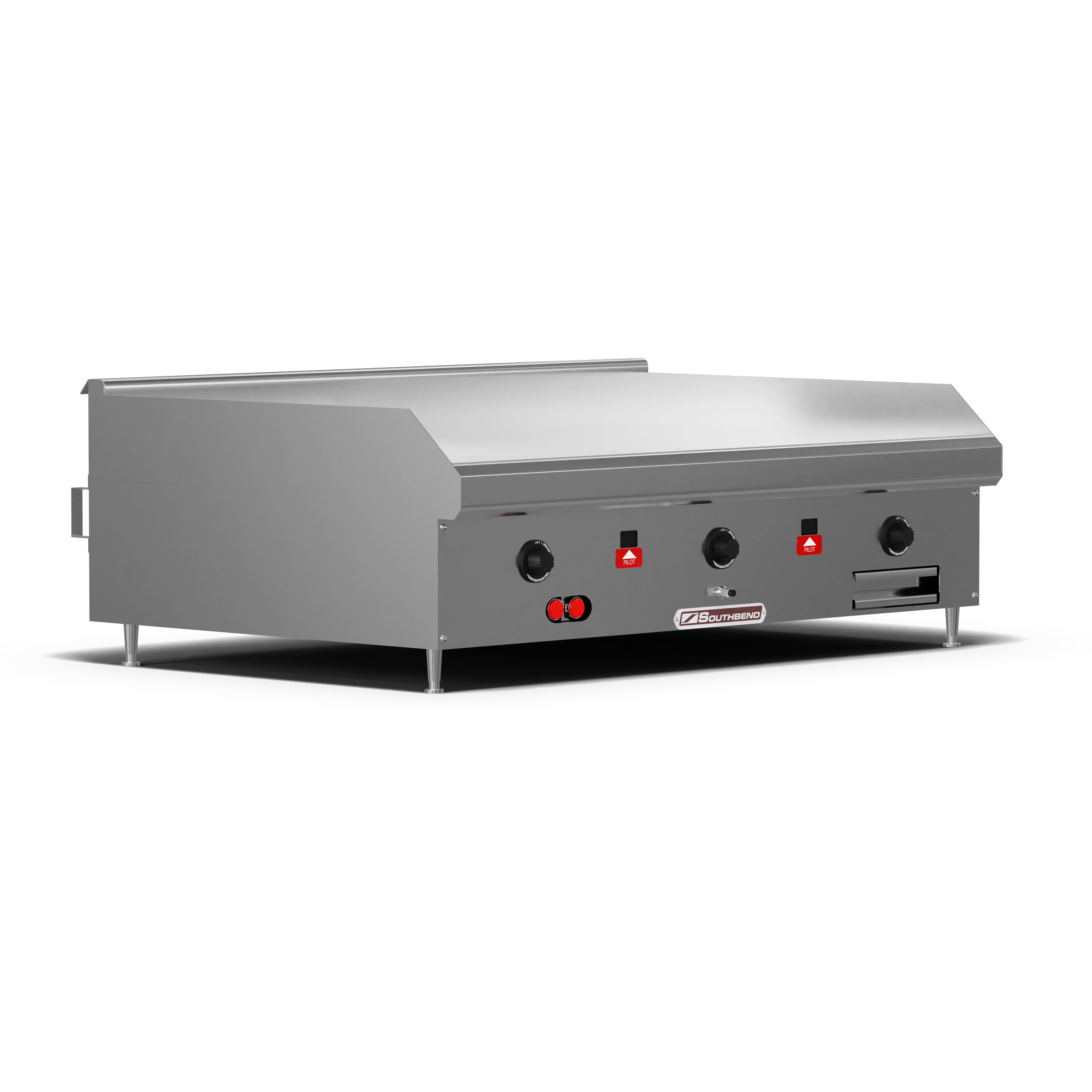 Southbend HDG-36-30 Counterline Gas Countertop Griddle 36 Inch Wide Thermostatic Control Rectangle Polished Steel 1 Inch Thick Plate Heavy-Duty — Natural Gas, 90000 BTU — view 3