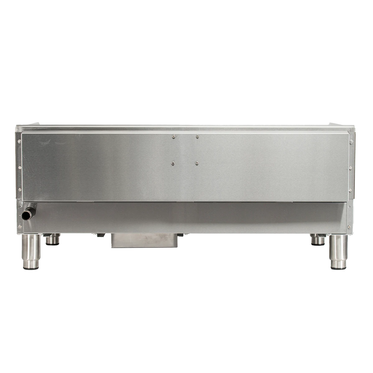 Globe GG36G Gas Countertop Griddle 36 Inch Wide Rotary Control Knob Control Rectangle Polished Steel 1 Inch Thick Plate Heavy-Duty — Natural Gas, 90000 BTU — view 4