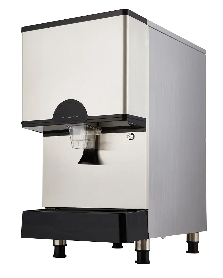 Icetro ID-0300-AN Countertop Ice and Water Dispenser 282 Pound Daily Production 11 Pound Storage Lever Dispense Nugget Style Ice — 115V, 1PH — main image
