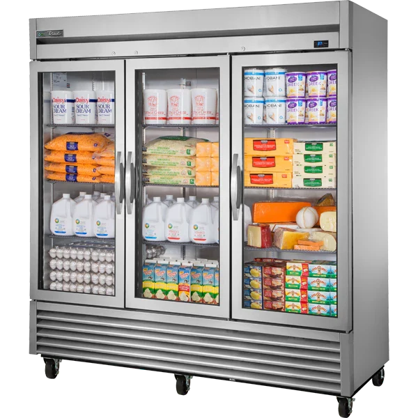 True T-72G-HC FGD01 Reach-In Refrigerator, Glass Door, 72 cu.ft. — main image