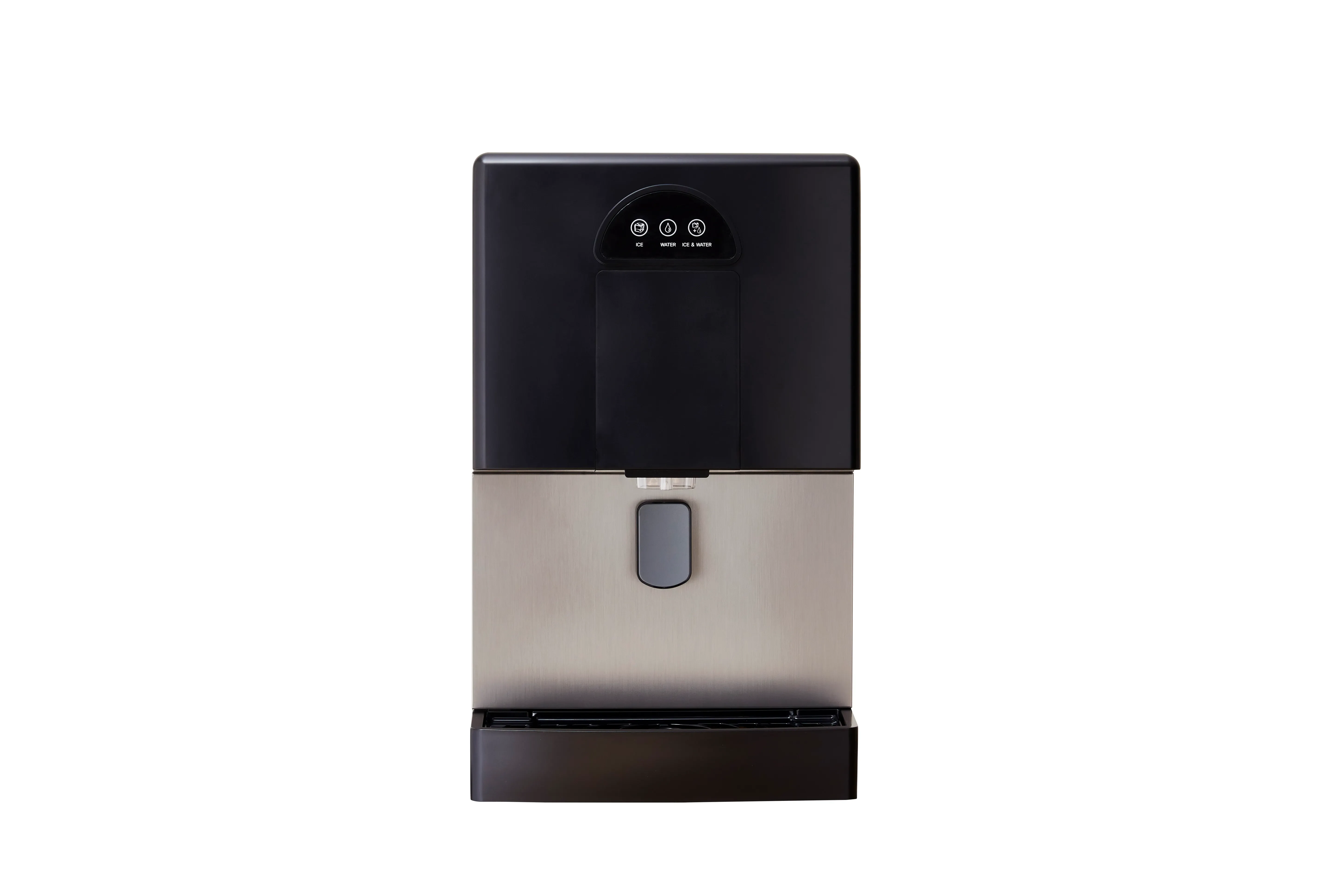 Icetro ID-0160-AN Countertop Ice and Water Dispenser 160 Pound Daily Production 5.3 Pound Storage Lever Dispense Nugget Style Ice — 115V, 1PH — view 2