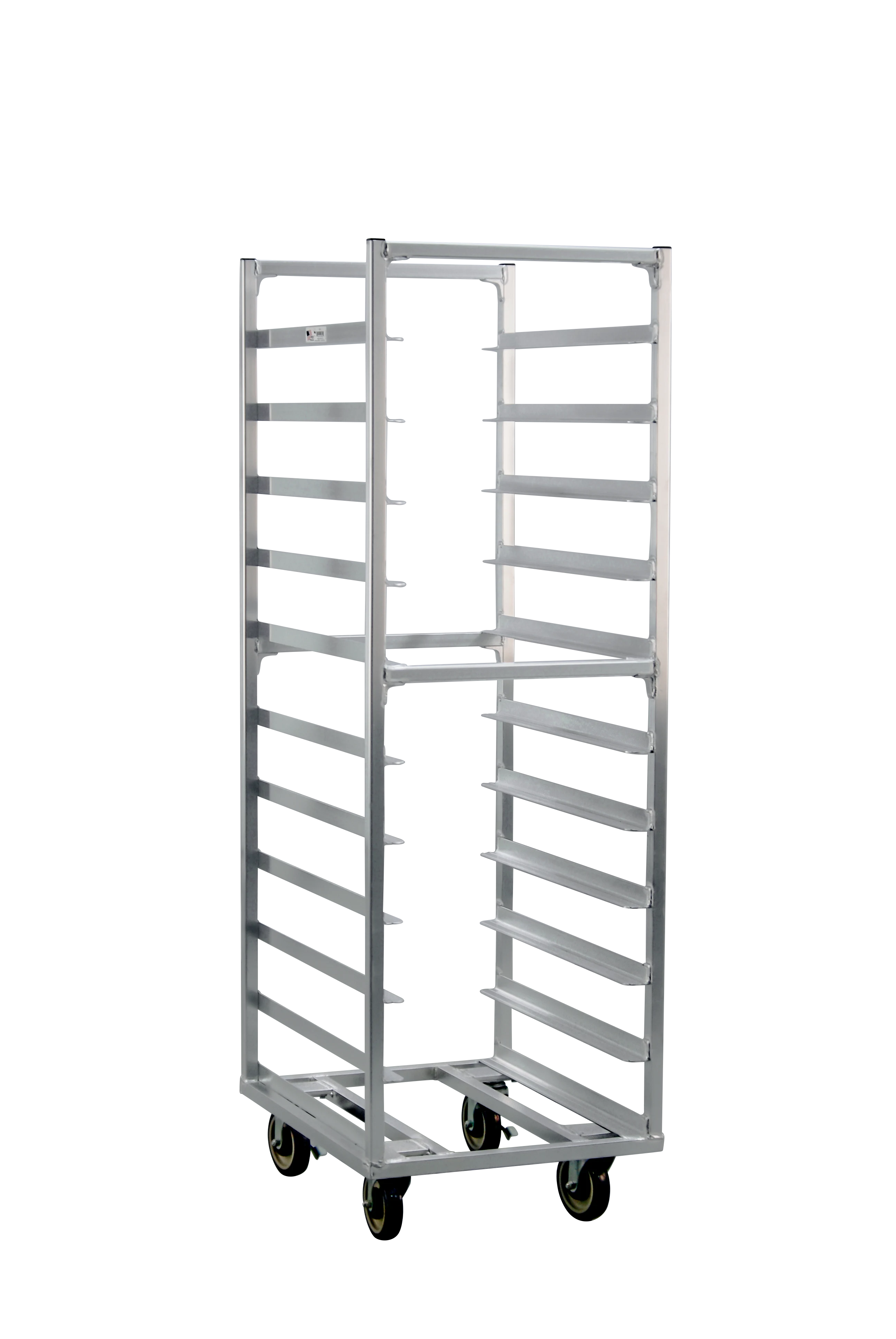 Carter-Hoffmann® O8611 Portable Aluminum Pan Rack Single Width Open Style End-Loaded 11 Pan Capacity — main image