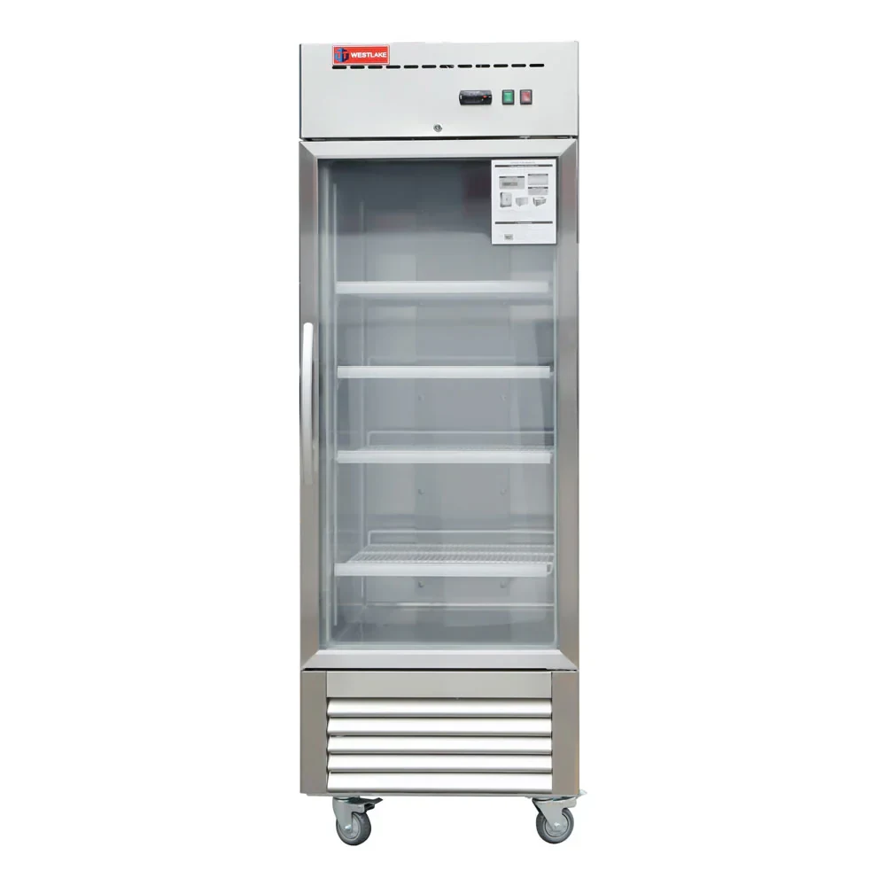 Westlake WK-23FG Single Glass Door Commercial Reach-In Freezer — main image