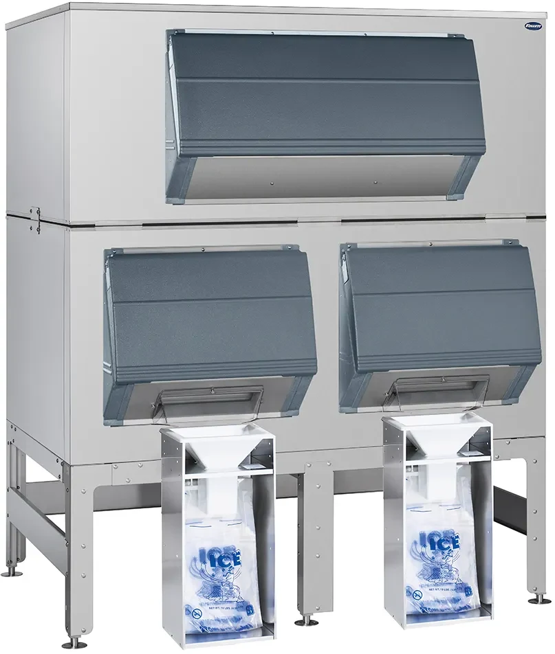 Follett Ice•DevIce™ Series DEV3200SG-72-BG Gravity Dispense Ice Bin 3240 Pound Capacity Polyethylene Interior Cube, Nugget Ice Compatibility — main image