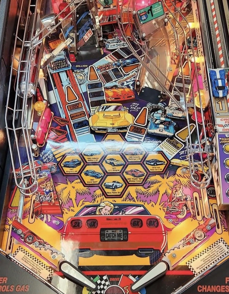 Corvette Pinball Machine — view 5