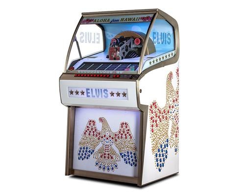 Sound Leisure Elvis Presley Aloha from Hawaii Vinyl 45 Jukebox — main image
