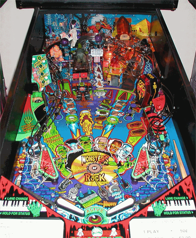 Monster Bash Pinball Machine by Williams — view 2