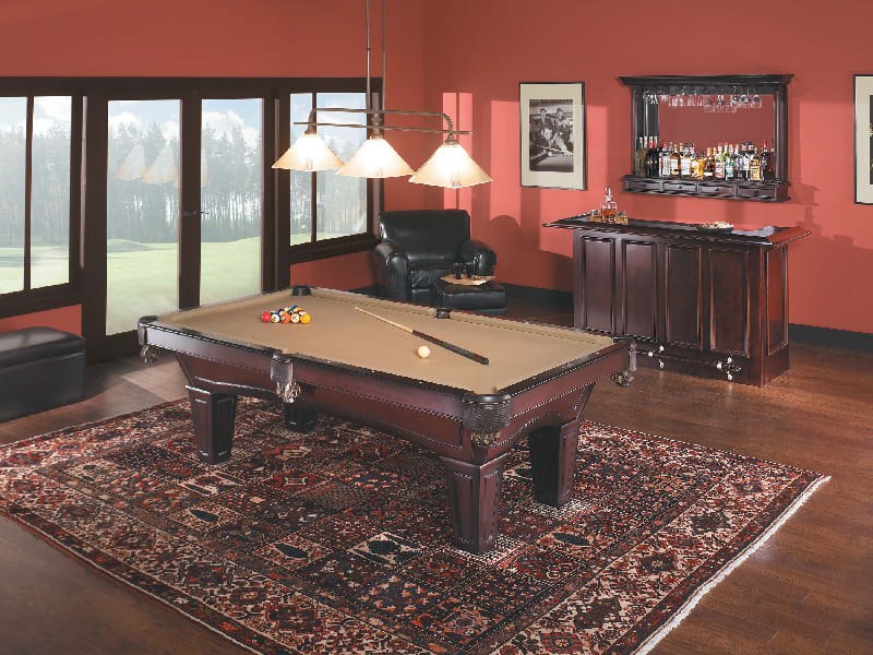 Brunswick Allenton American Pool Table - Ball And Claw Legs 7ft, 8ft — main image