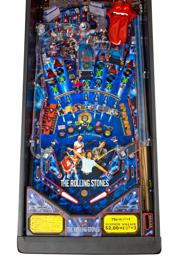 Rolling Stones Pinball Machine by Stern — view 2