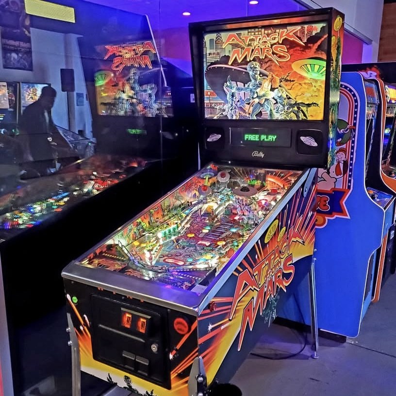Attack From Mars Pinball Machine — view 2