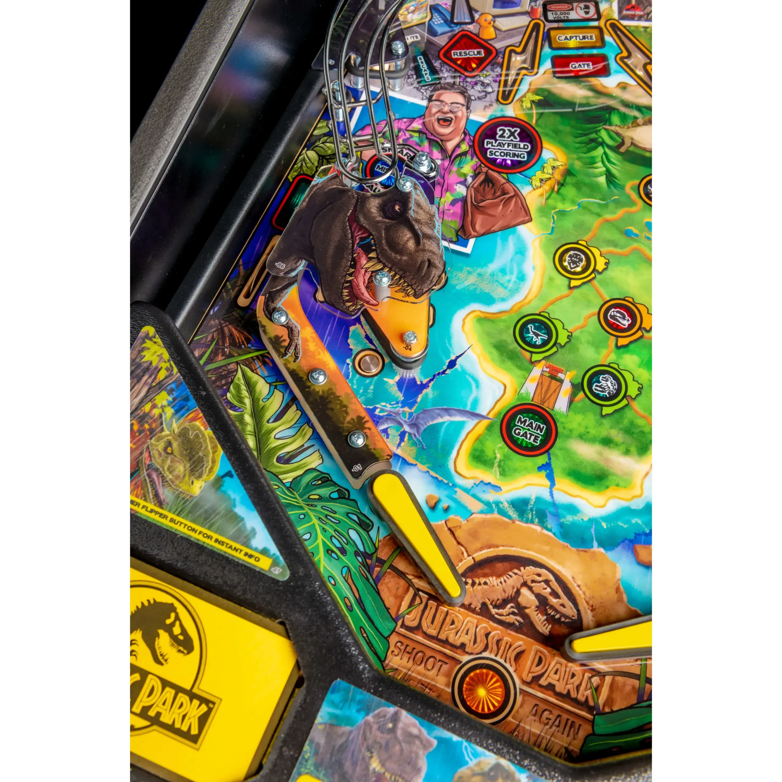 Jurassic Park Pro Pinball Machine by Stern — view 6