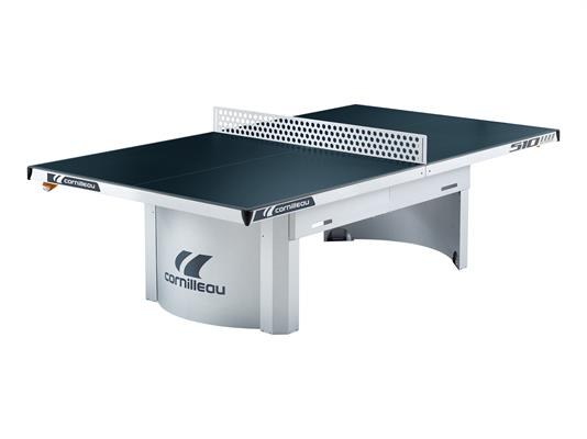 Cornilleau Proline 510M Outdoor Static Table Tennis Table: Blue — main image