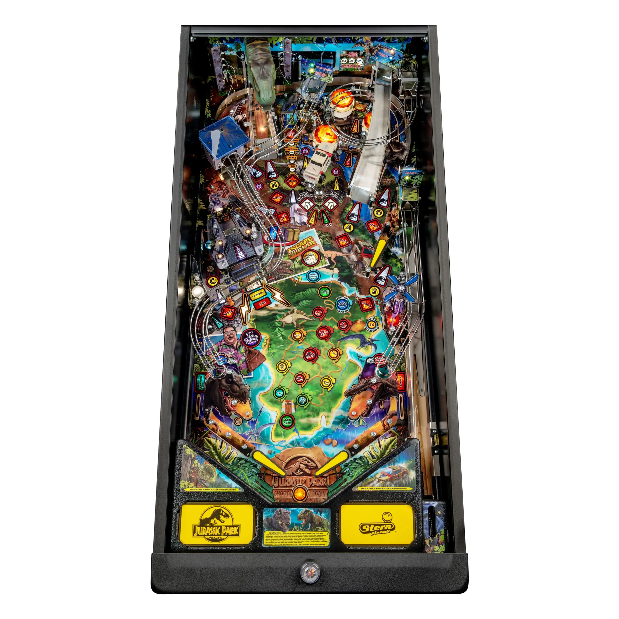Jurassic Park Pro Pinball Machine by Stern — view 4