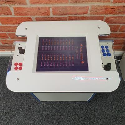 GamePro Invader 60 Cocktail Arcade Machine - White — main image