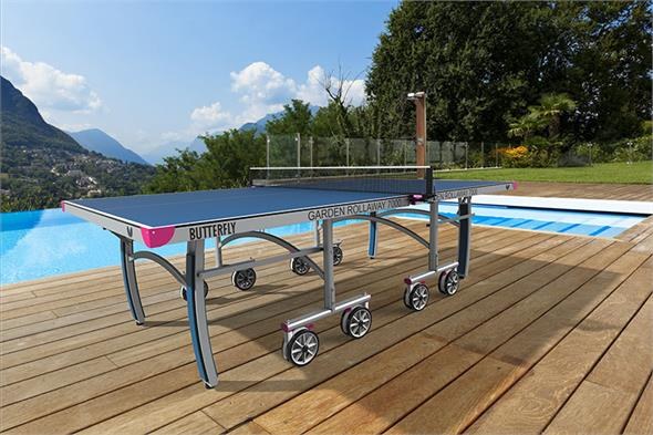 Butterfly Outdoor Garden Rollaway 7000 Table Tennis Table — main image