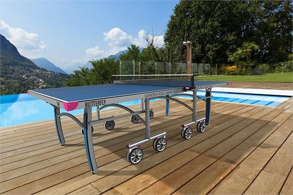Butterfly Outdoor Garden Rollaway 6000 Table Tennis Table — main image