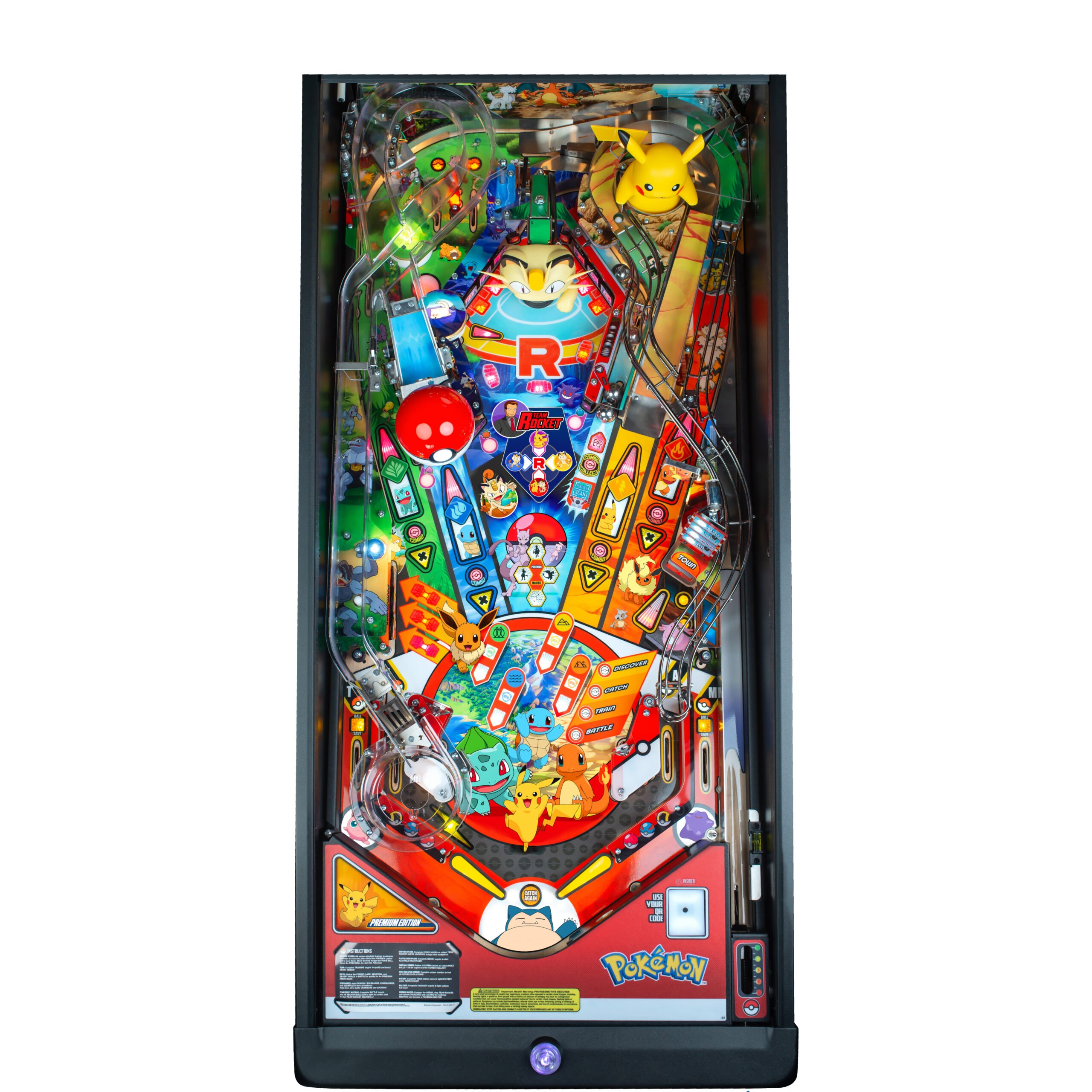 Pokémon Premium Pinball Machine by Stern — view 2