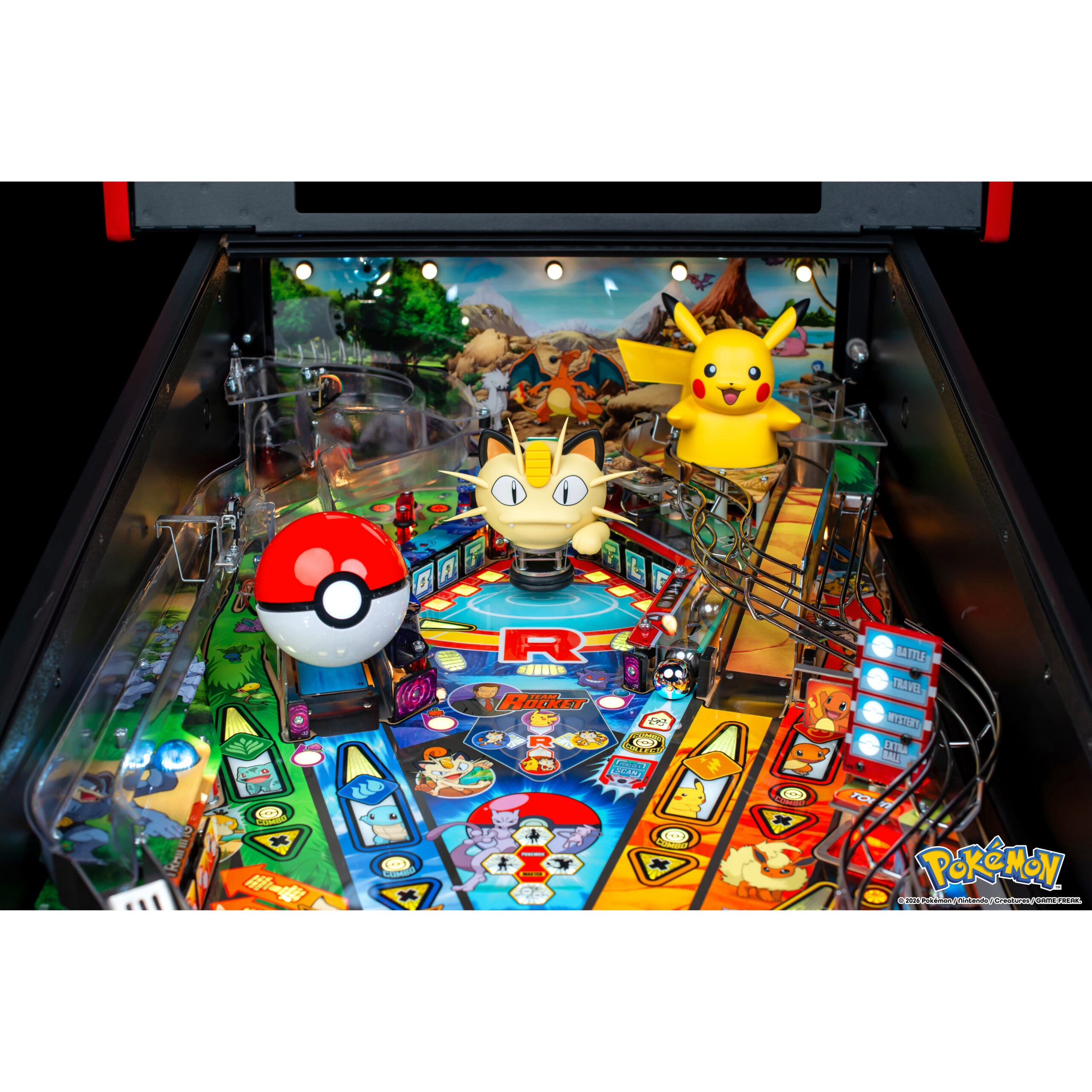 Pokémon Premium Pinball Machine by Stern — view 4