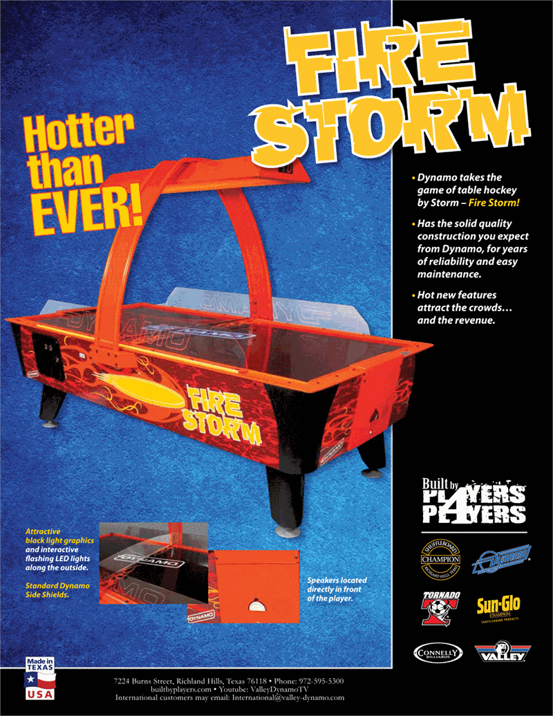 Fire Storm Air Hockey Table — view 2