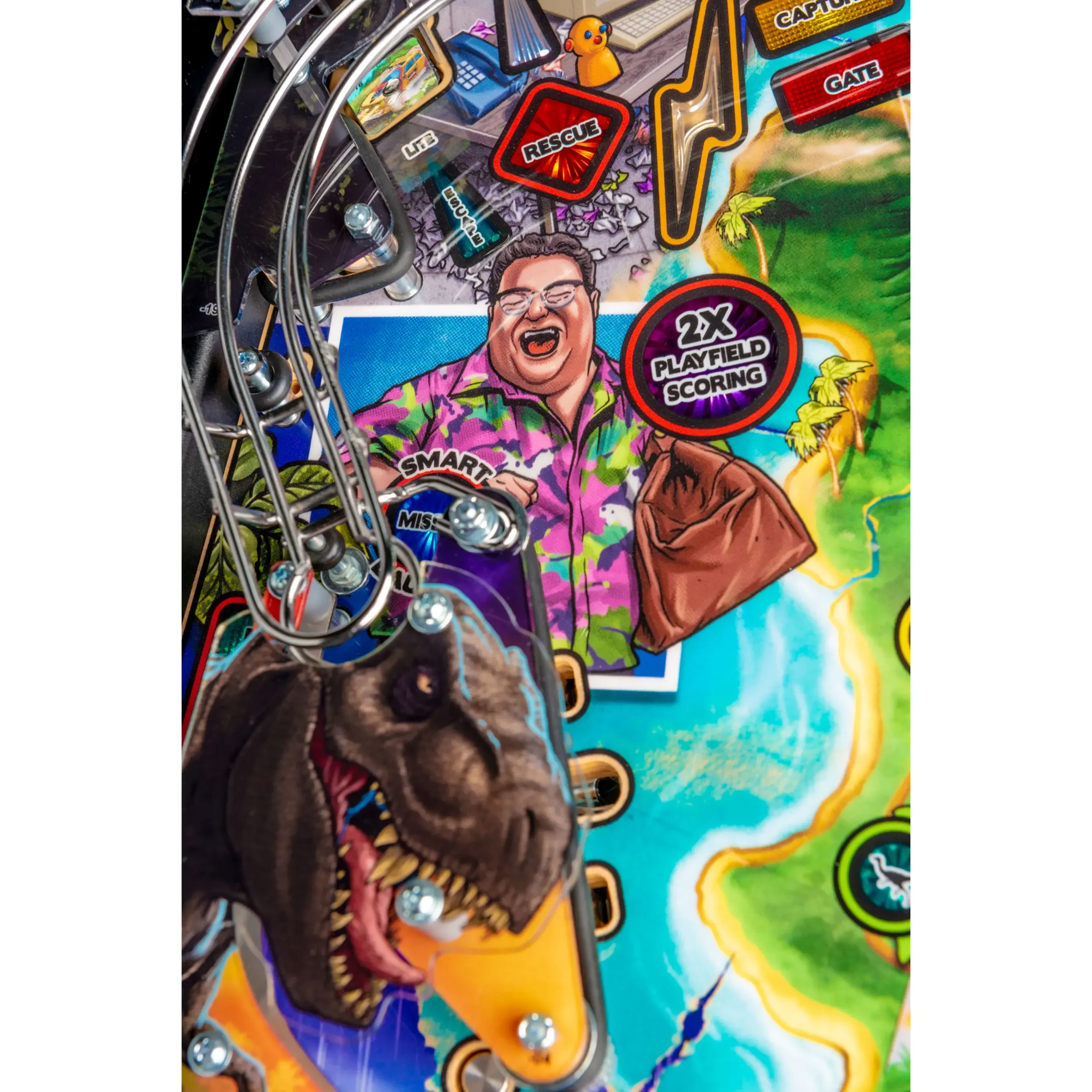 Jurassic Park Pro Pinball Machine by Stern — view 7