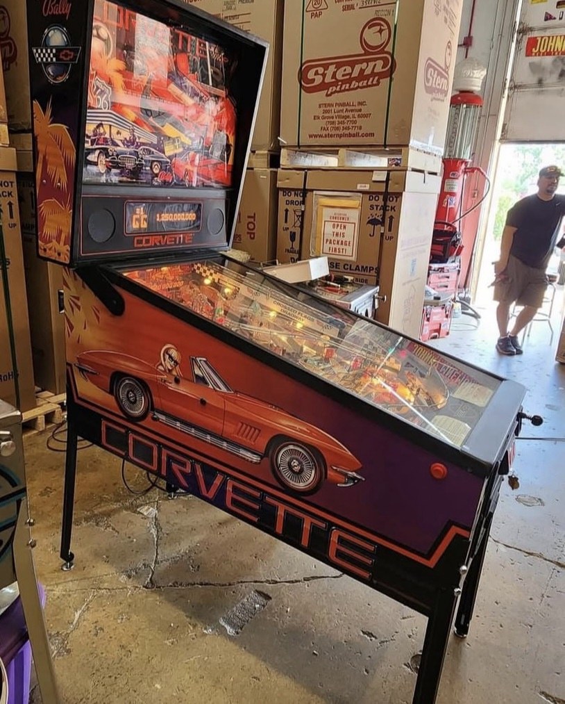 Corvette Pinball Machine — view 2